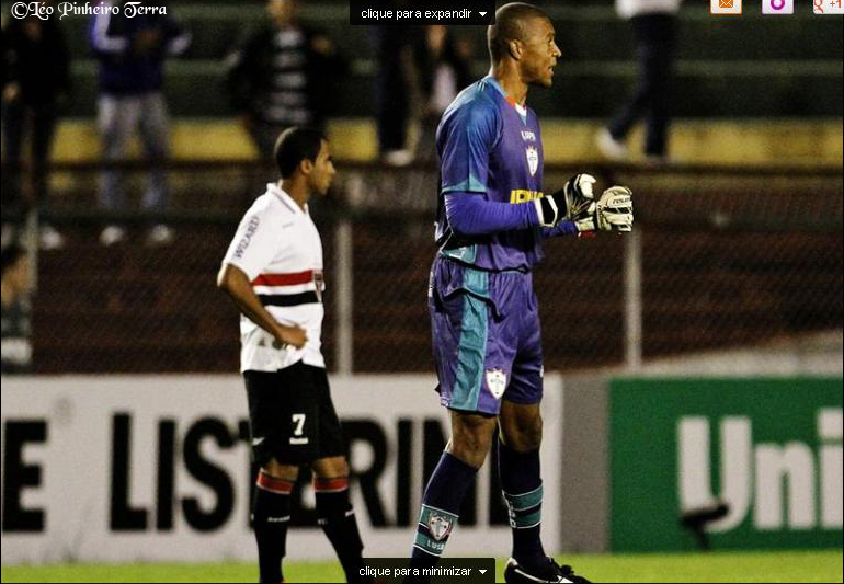 Estréia do Dida no jogo PortuguesaxSão Paulo