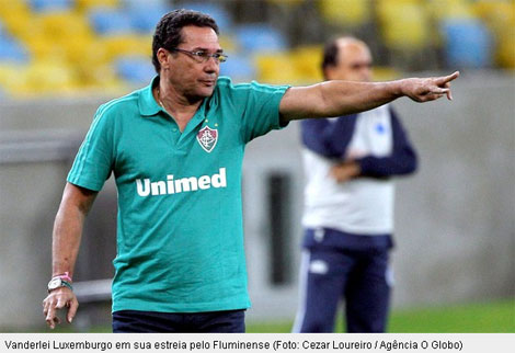 Vanderlei Luxemburgo estréia no Fluminense com vitória no jogo Fluminense1x0Cruzeiro