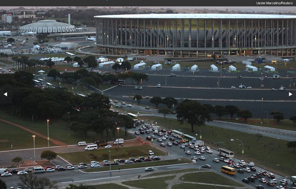 Foto do estádio Mané Garrincha
