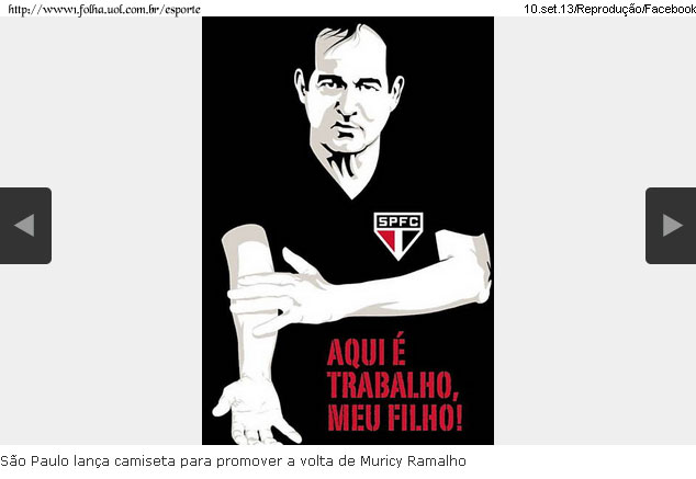 Na reestréia, o spfc lança a Camisa do Muricy Ramalho Na reestréia, o spfc lança a Camisa do Muricy Ramalho