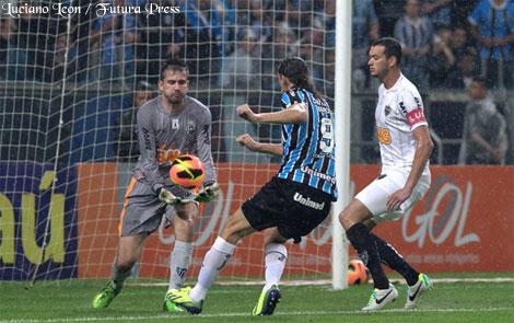 O goleiro Victor, do Atlético-MG, foi o destaque do jogo Grêmio0x1Atlético-MG