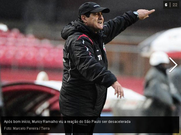 Após bom início, Muricy Ramalho viu a reação do São Paulo ser desacelerada