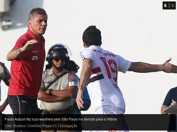 Reestréia do Paulo Autuori no spfc