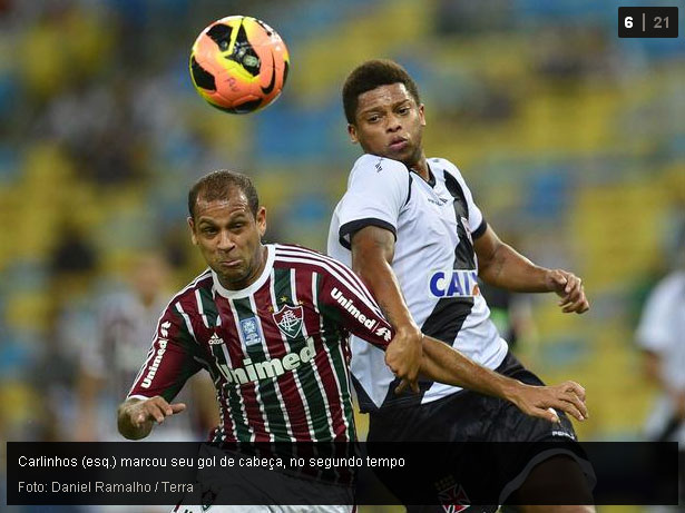 Carlinhos faz seu gol: Fluminense1x3Vasco