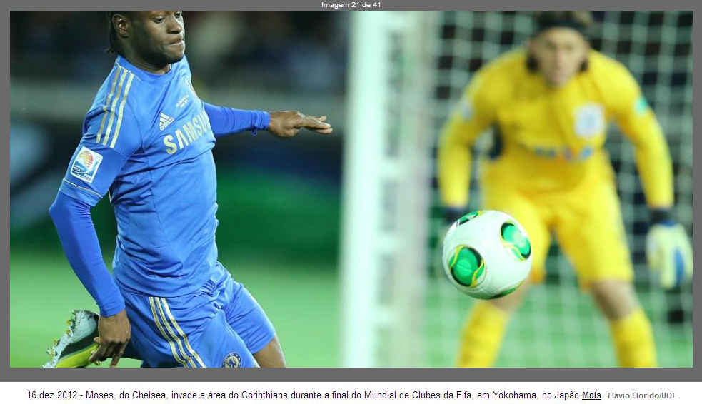 Cássio, goleiro do Corinthinas, no Mundial de Clubes 2012