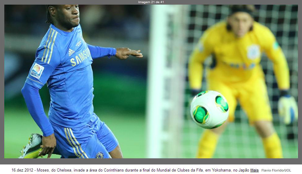 Cássio, goleiro do Corinthinas, no Mundial de Clubes 2012