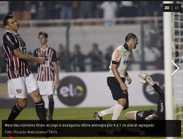 Com este gol Danilo assegurou a vitória do Corinthians no jogo da Recopa 2013:Corinthians2x0São Paulo