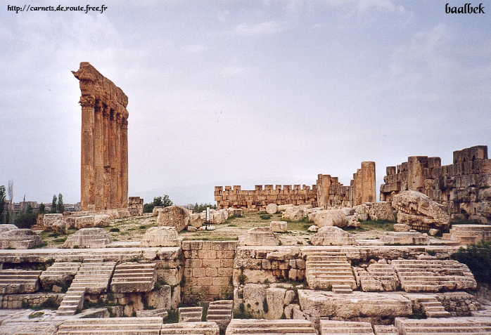 Templo de Júpiter. Há maravilhosas fotografias, veja-as no site http://carnets.de.route.free.fr