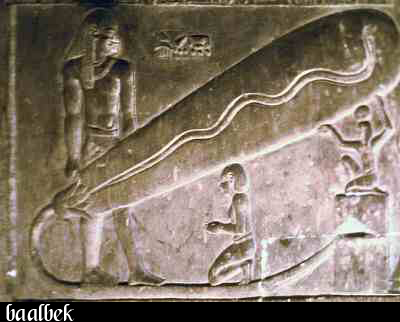 Lâmapada desenhada no Temple of Hathor, em Dendera. Lâmapada desenhada no Temple of Hathor, em Dendera.
