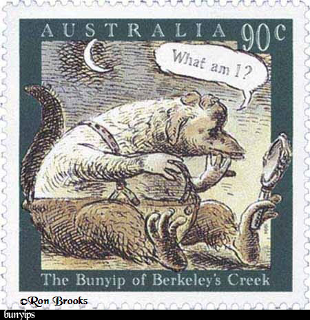 imagem do The Bunyip of Berkeleys Creek ©Ron Brooks