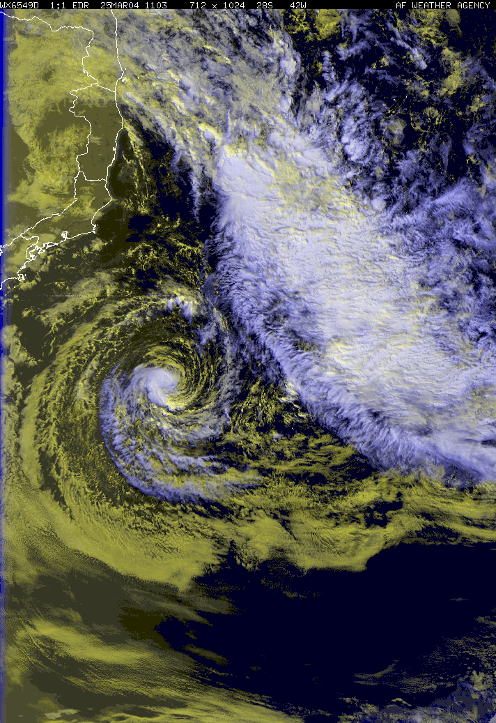 Imagem capturada no dia 25_3_11,03hUTCe  captada em 25/março/2.004, às 11,03UTC, pelo satélite DMSP-The Defense Meteorological Satellite Program.