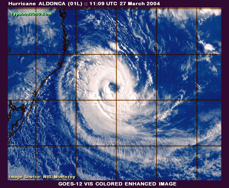 imagem capturada pelo satélite Goes-12, no dia 27_3_11,09h UTC